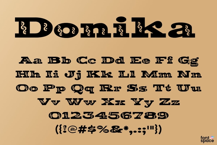 Donika字体 1