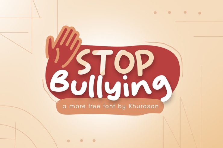 Stop Bullying字体 1