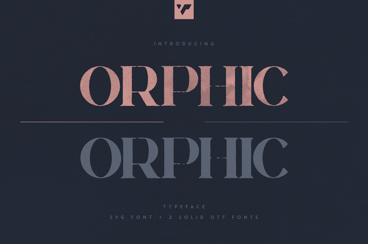 ORPHIC字体 2