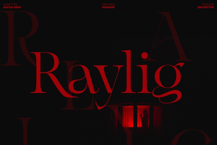 Raylig字体 9