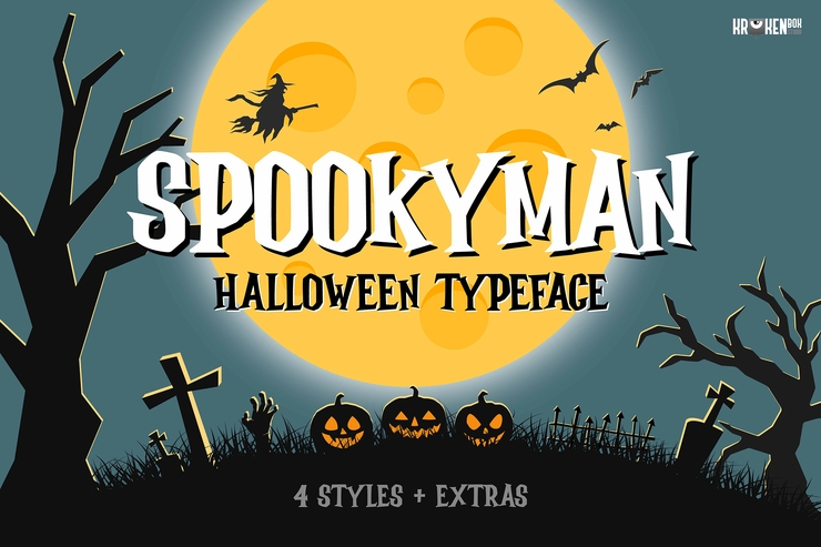 Spookyman字体 2