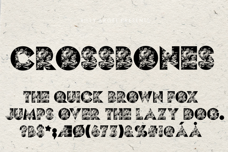 CROSSBONES字体 2