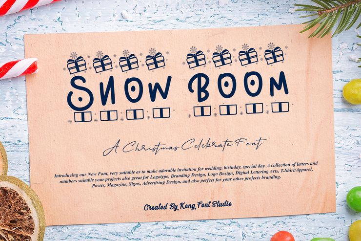 Snow Boom字体 1