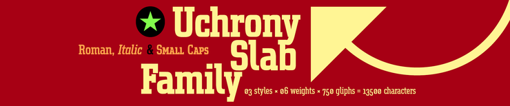 Uchrony SmallCaps字体 3