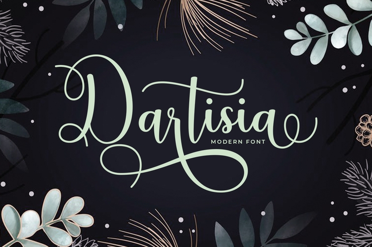Dartisia字体 7