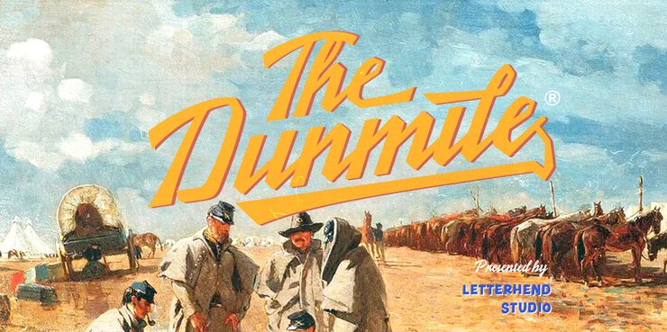 The Dunmile字体 1