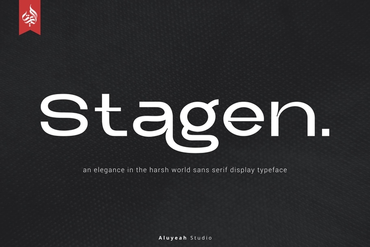 Stagen字体 8