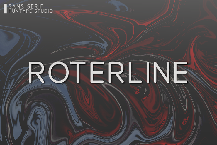 Roterline字体 1