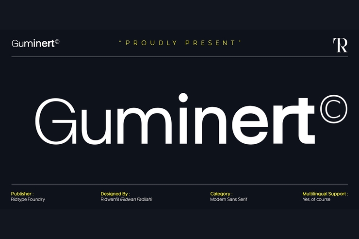 Guminert字体 4