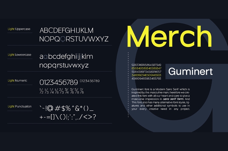 Guminert字体 6