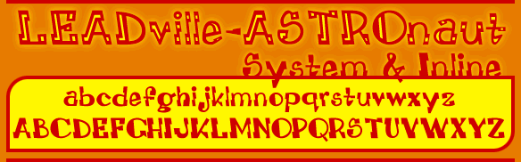 LEADvilleASTROnaut字体 1