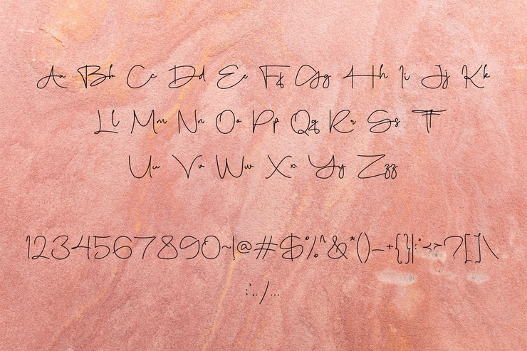 Bellogia字体 4