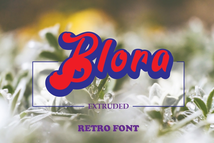 Blora Based字体 1