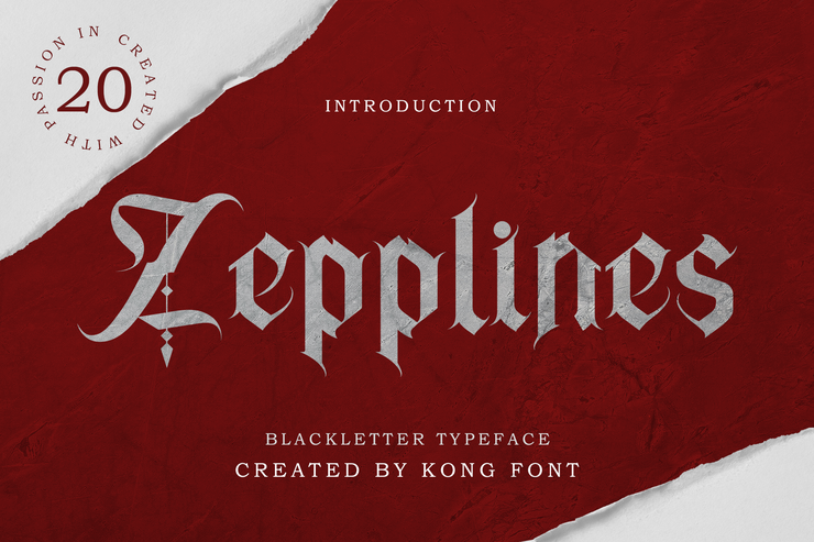 Zepplines字体 1