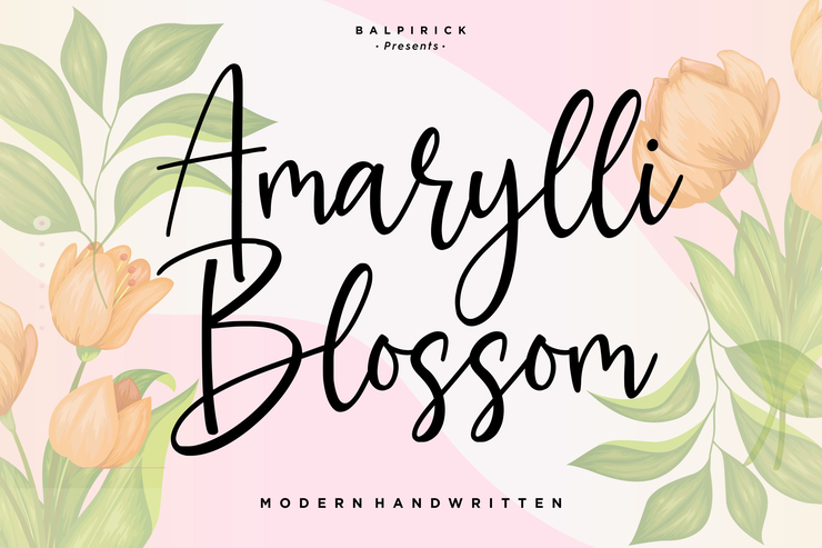 Amarylli Blossom字体 1