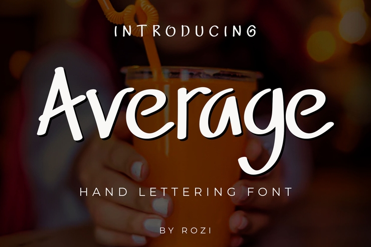 Average字体 2