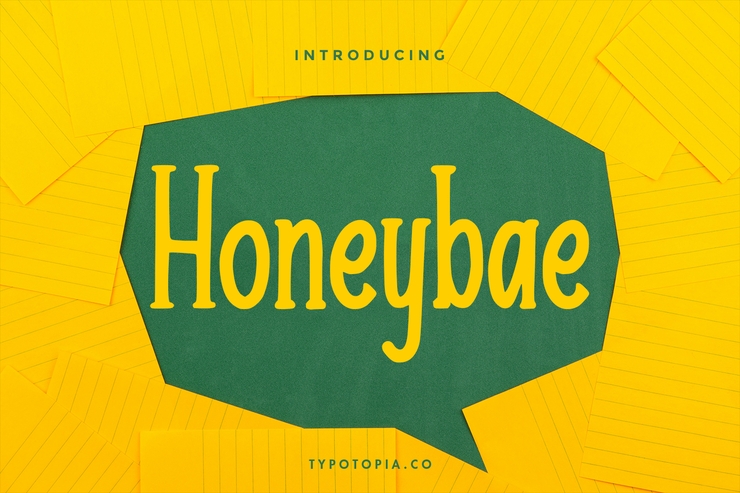 Honeybae字体 6