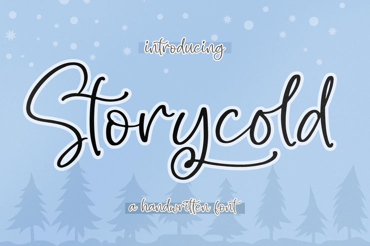 Storycold字体 9