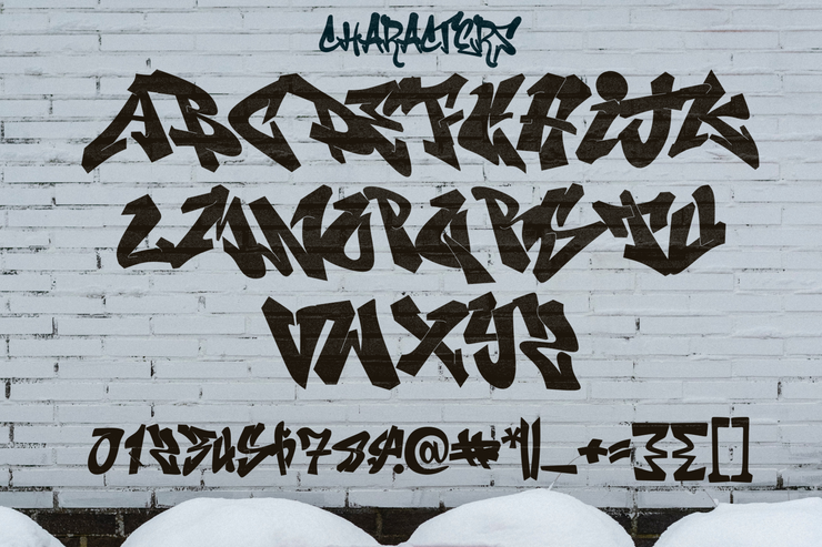 Notress Graffiti字体 2