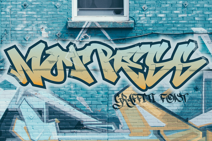 Notress Graffiti字体 3