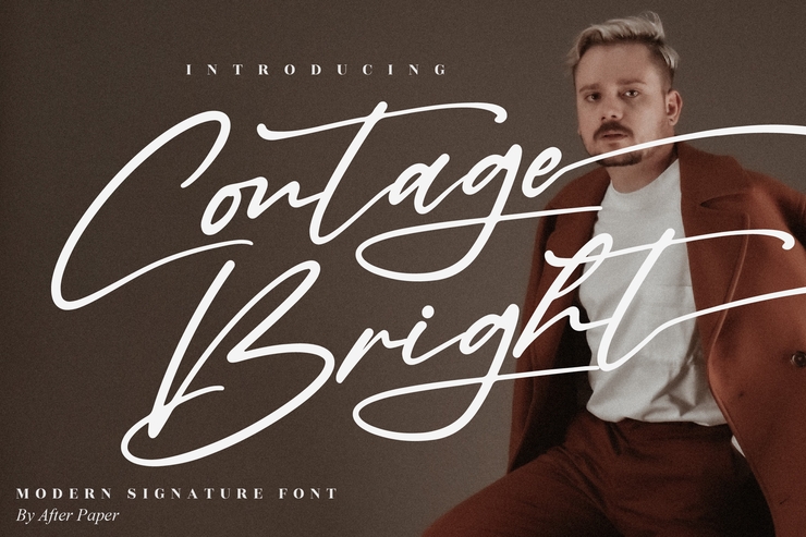 Contage Bright字体 5