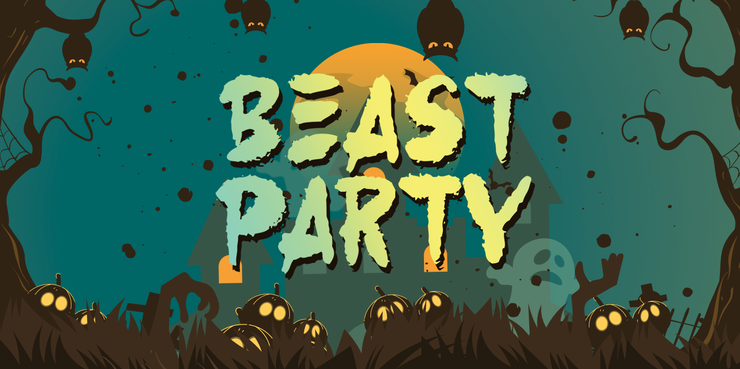 Beast Party字体 1