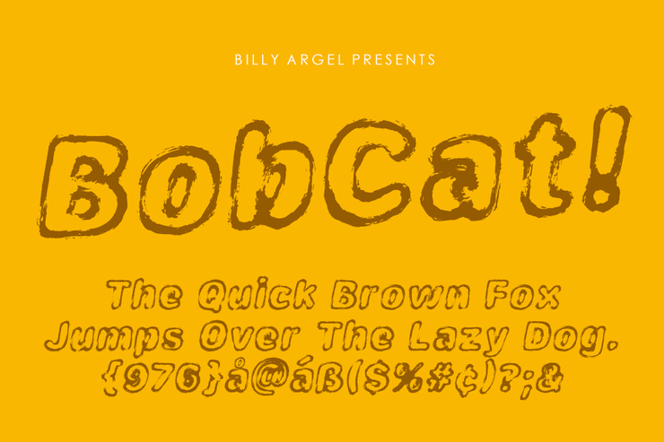 Bob Cat Italic字体 1