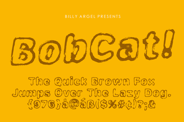 Bob Cat Italic字体 3
