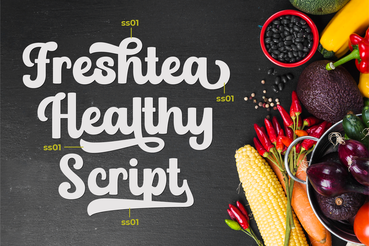 Freshtea Healthy字体 1