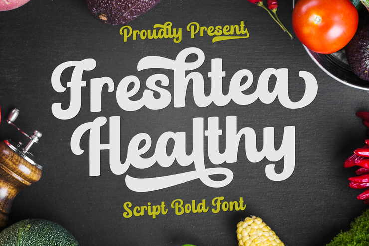 Freshtea Healthy字体 2