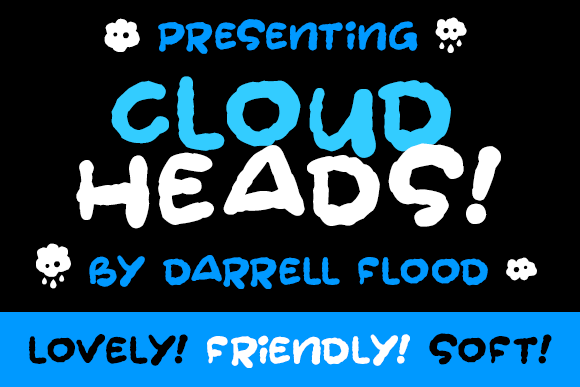 Cloudheads字体 1