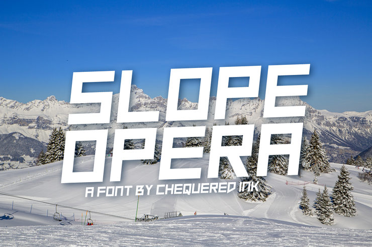 Slope Opera字体 1