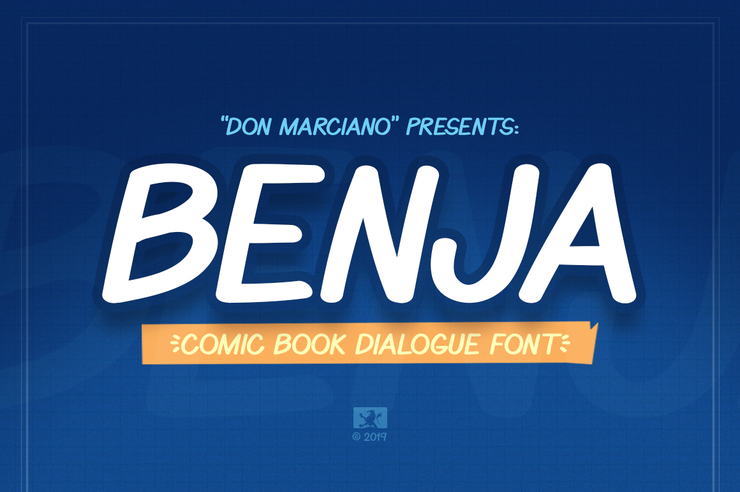 Benja字体 1