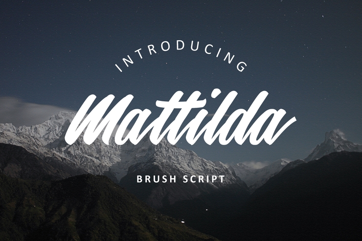 Mattilda字体 3