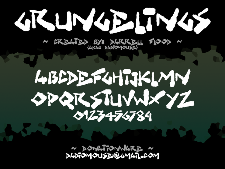 Grungelings字体 1