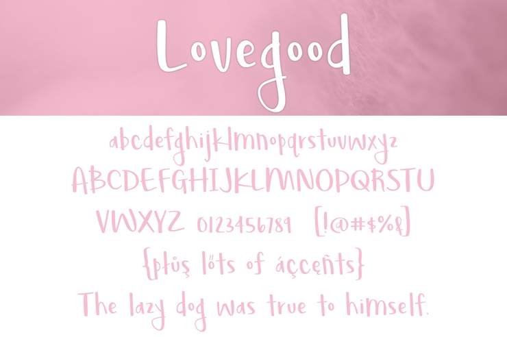 Lovegood字体 2
