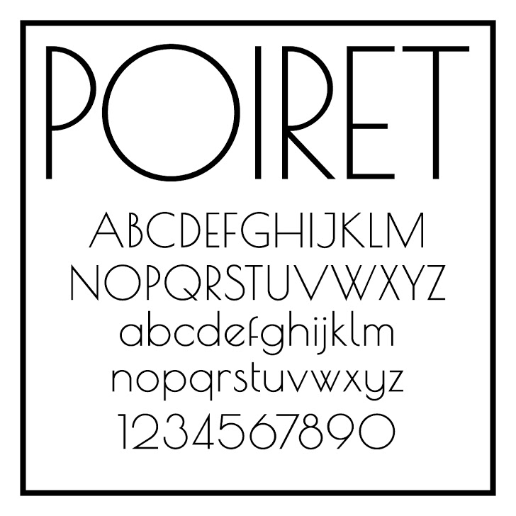 Poiret One字体 2