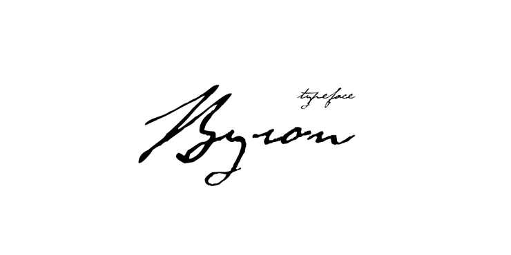 Byron字体 2