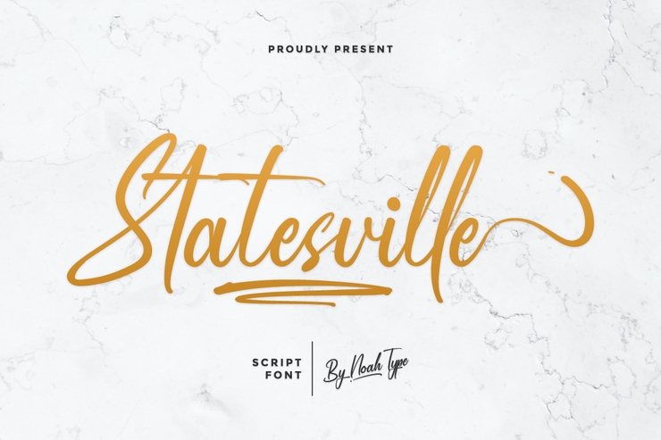 Statesville字体 1