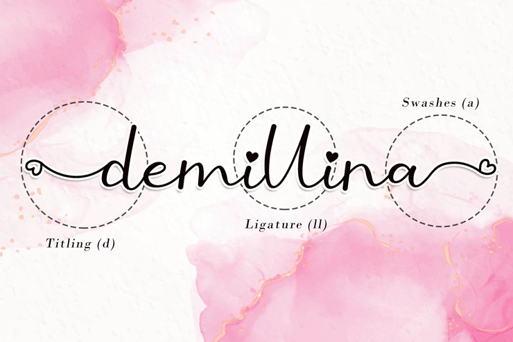 Demillina字体 3