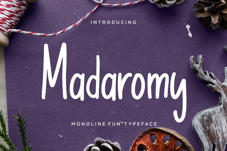 Madaromy字体 5