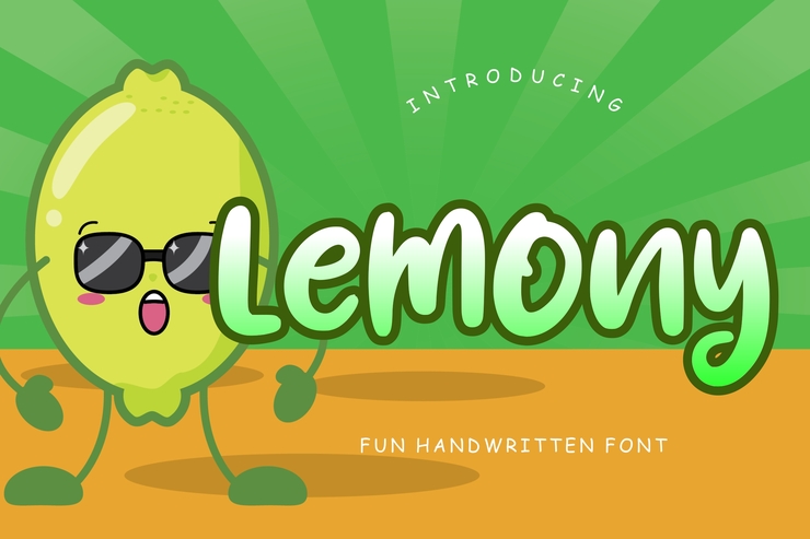 Lemony字体 5