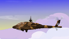 战斗型直升飞机flash动画