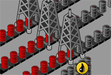 桶装石油生产萃取塔flash动画