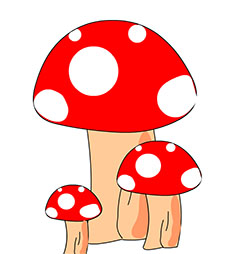 卡通蘑菇矢量flash动画
