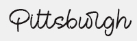 pittsburgh字体