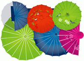 中国纸伞矢量素材