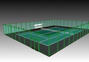 网球场3D模型