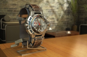 运动型手表3D模型