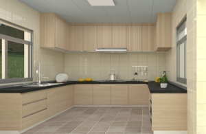厨房橱柜3D模型设计
